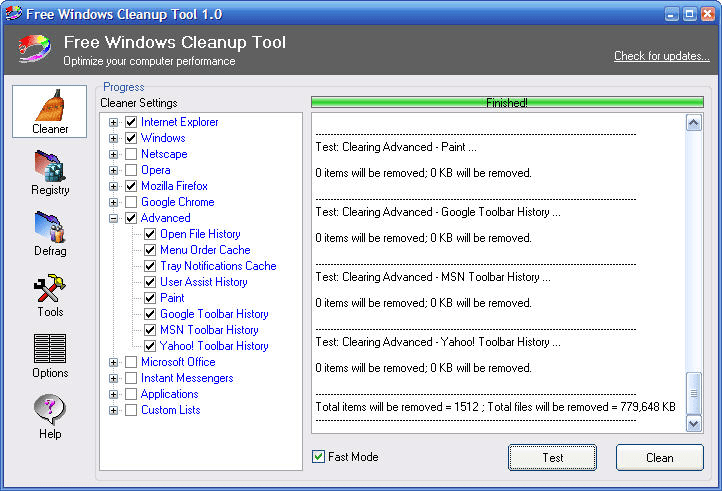 ms cleanup tool